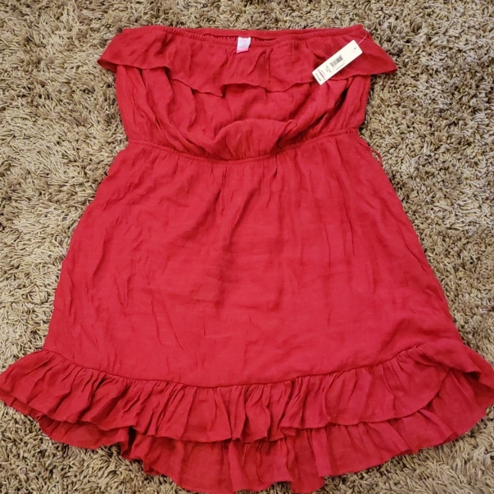 Strapless sundress
